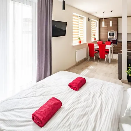з парковкою в центрі Apartament Lwów